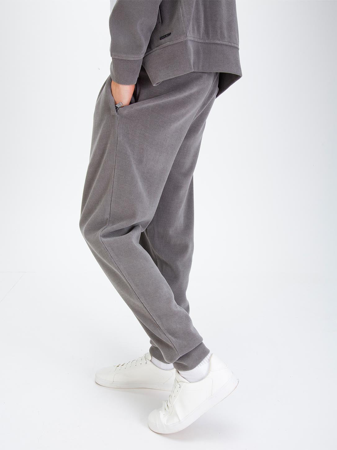 Harlem Dyed Joggers - Concrete