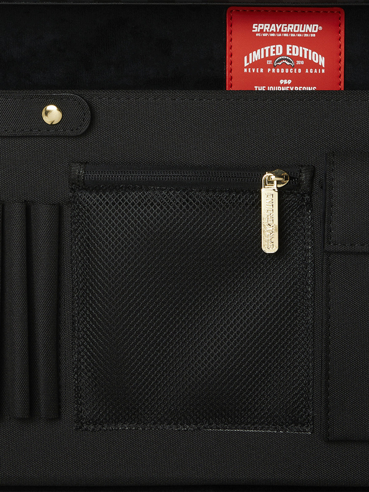 SPRAYGROUND SPRITZ BLACK BRIEFCASE