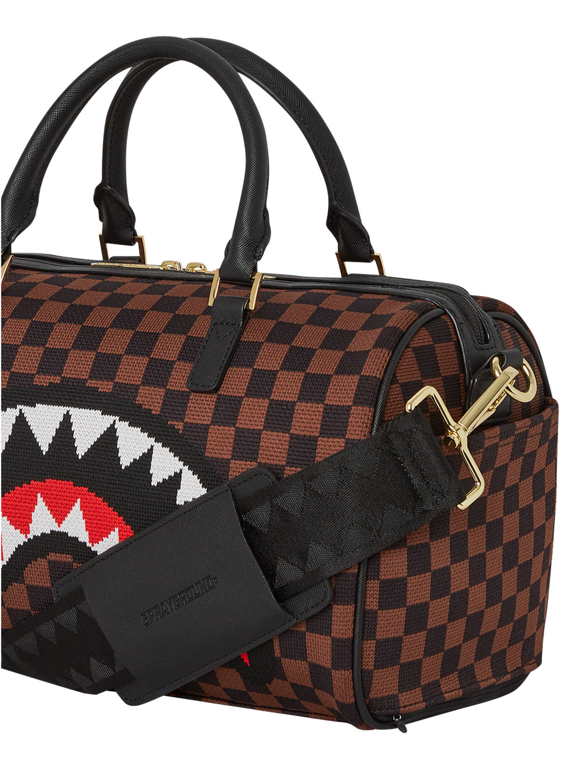 SPRAYGROUND KYOTOKNIT SHARKS IN PARIS MINI DUFFLE