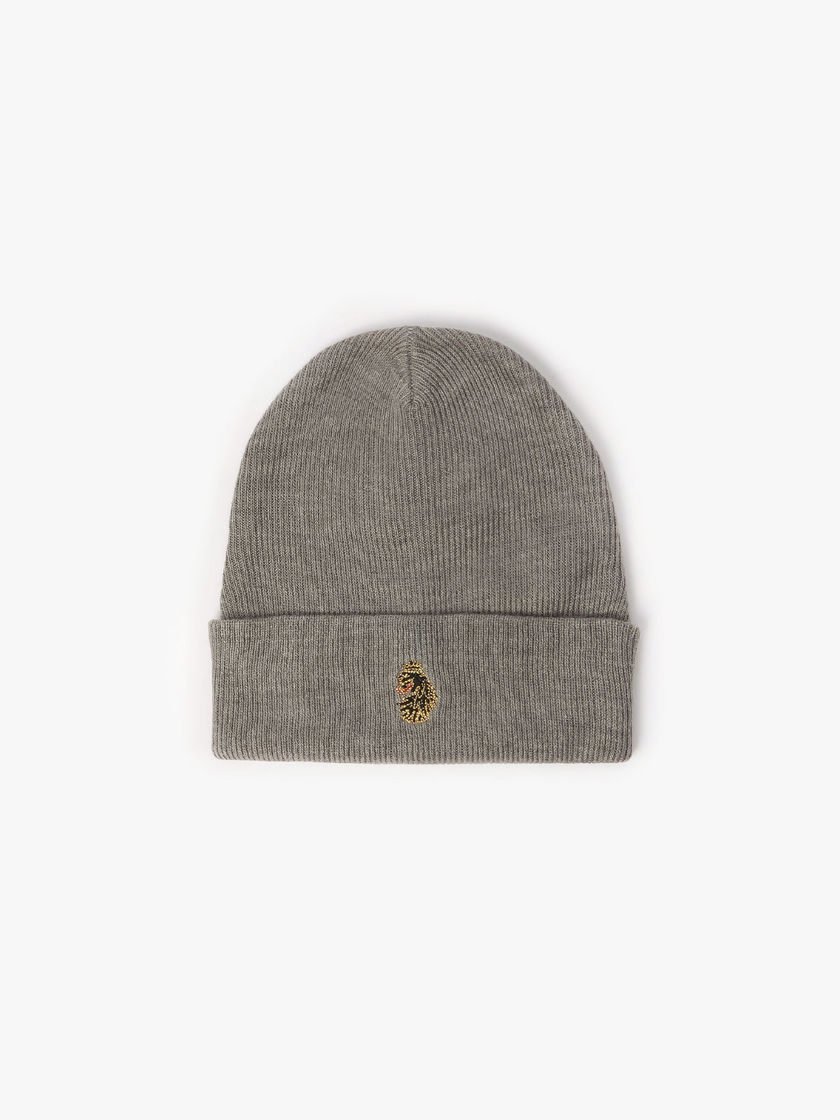 Men's grey beanie.