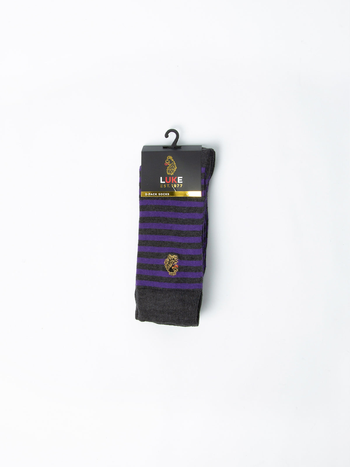 Men's purple socks.