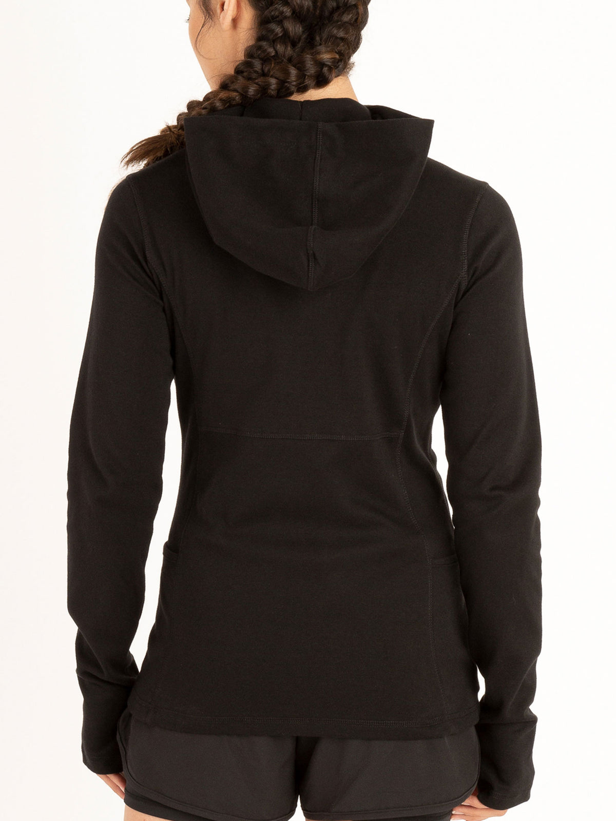 WOMENS BARBELL WORKOUT ZIP HOODIE