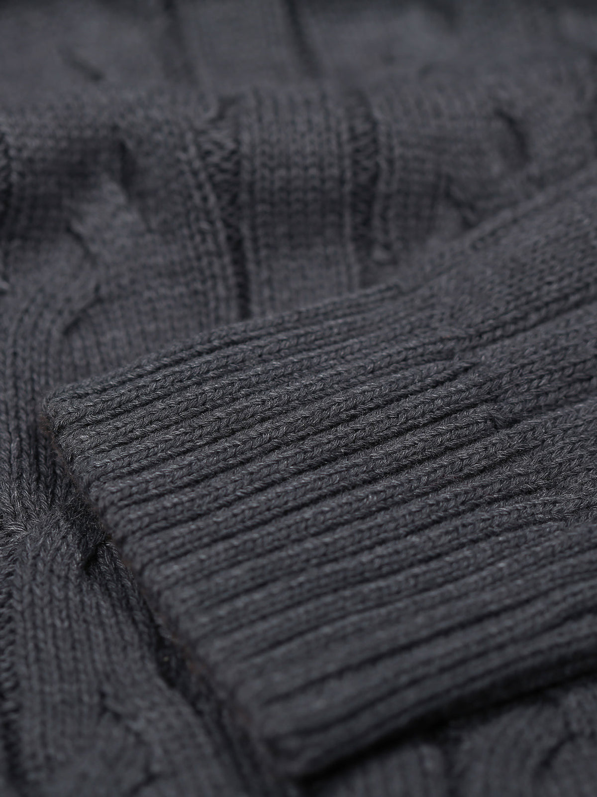 MORDEN KNITTED JUMPER - Charcoal