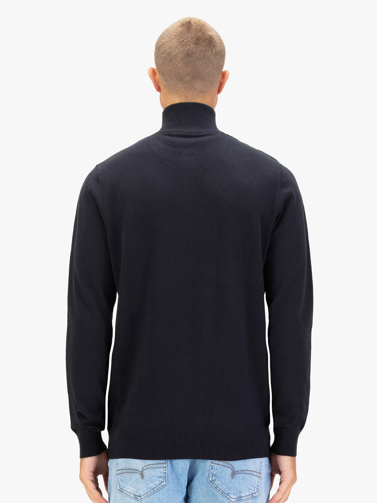 Men's black jumper.