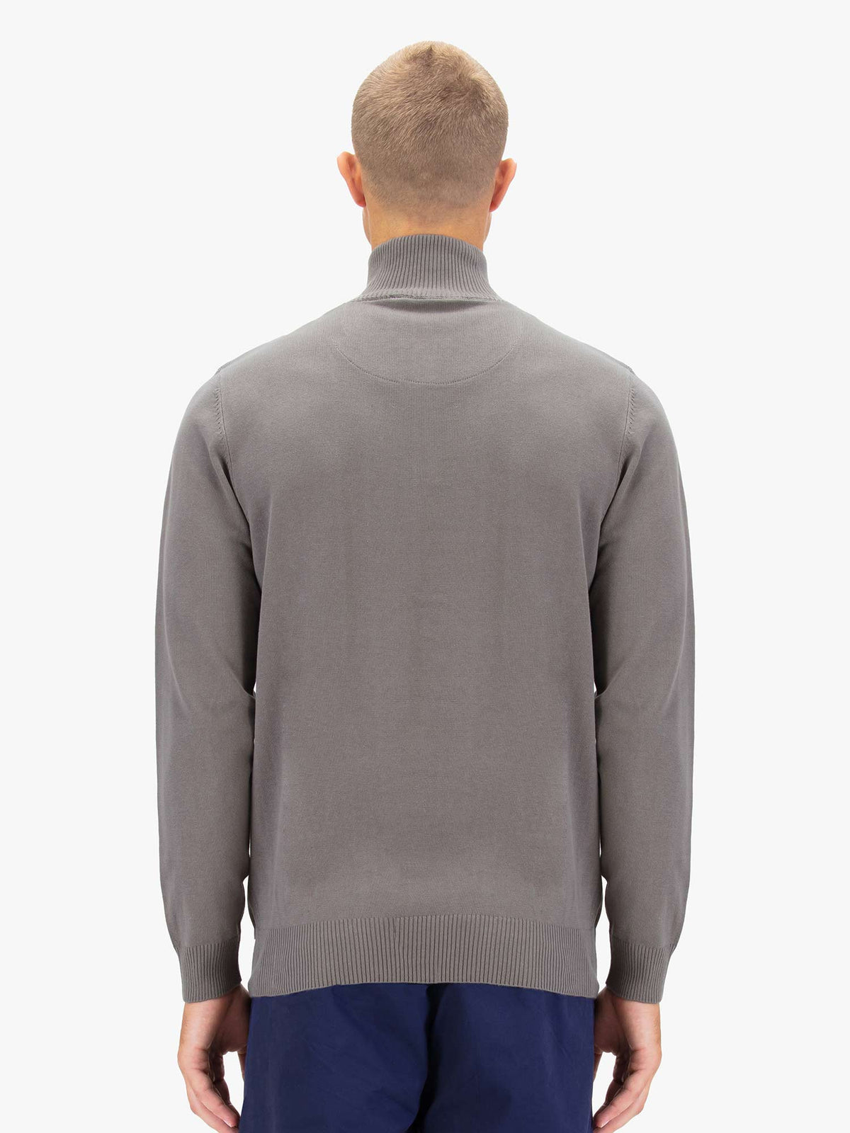 PRETENDER QUARTER ZIP KNITTED JUMPER