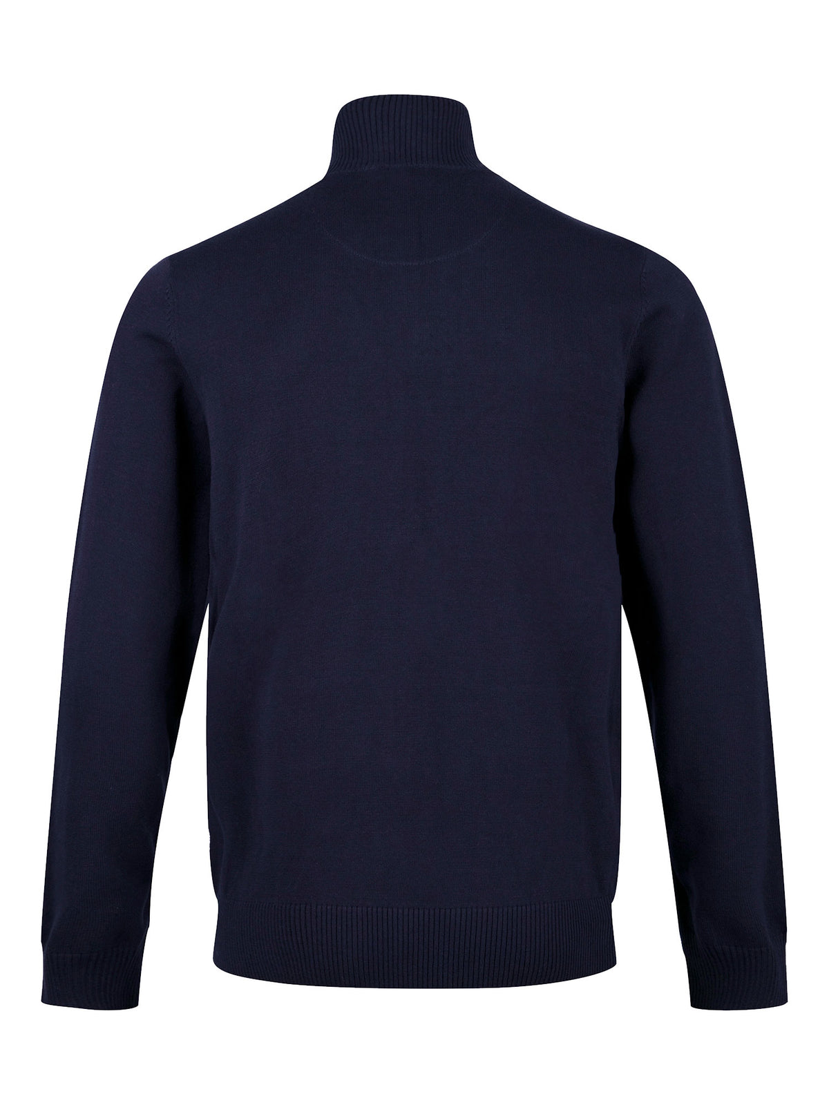 Pretender Quarter Zip Knitted Jumper - Navy