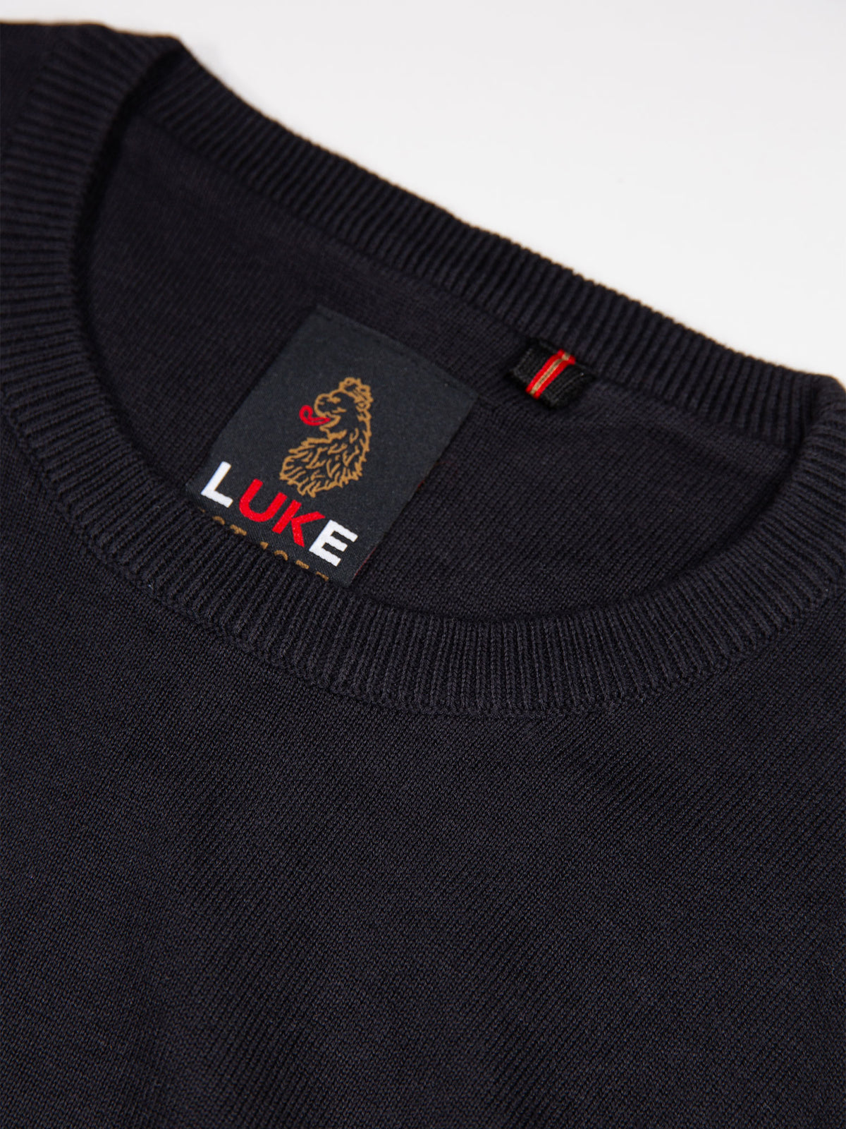 Men's black jumper.