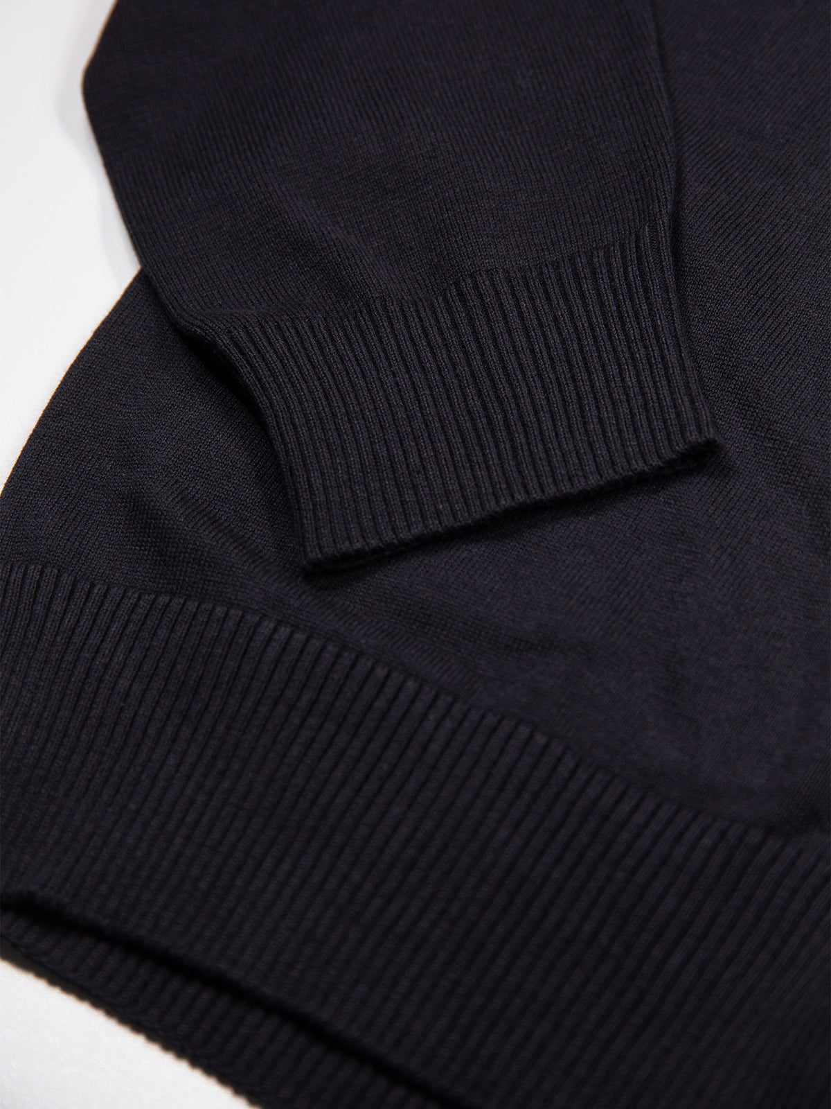 Men's black jumper.