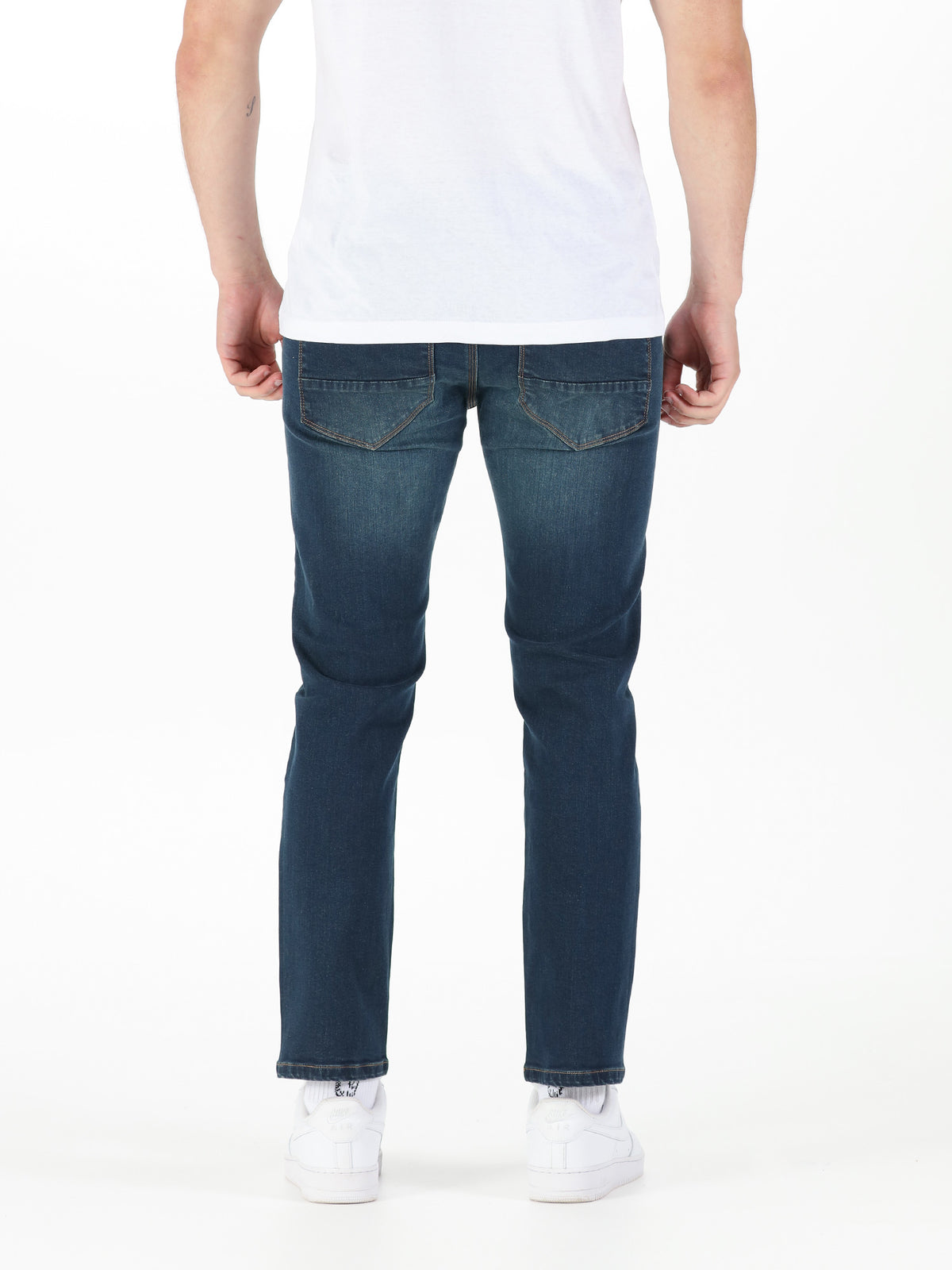 FREDDIE FAST STRAIGHT LEG DARK BLUE/BLACK JEANS