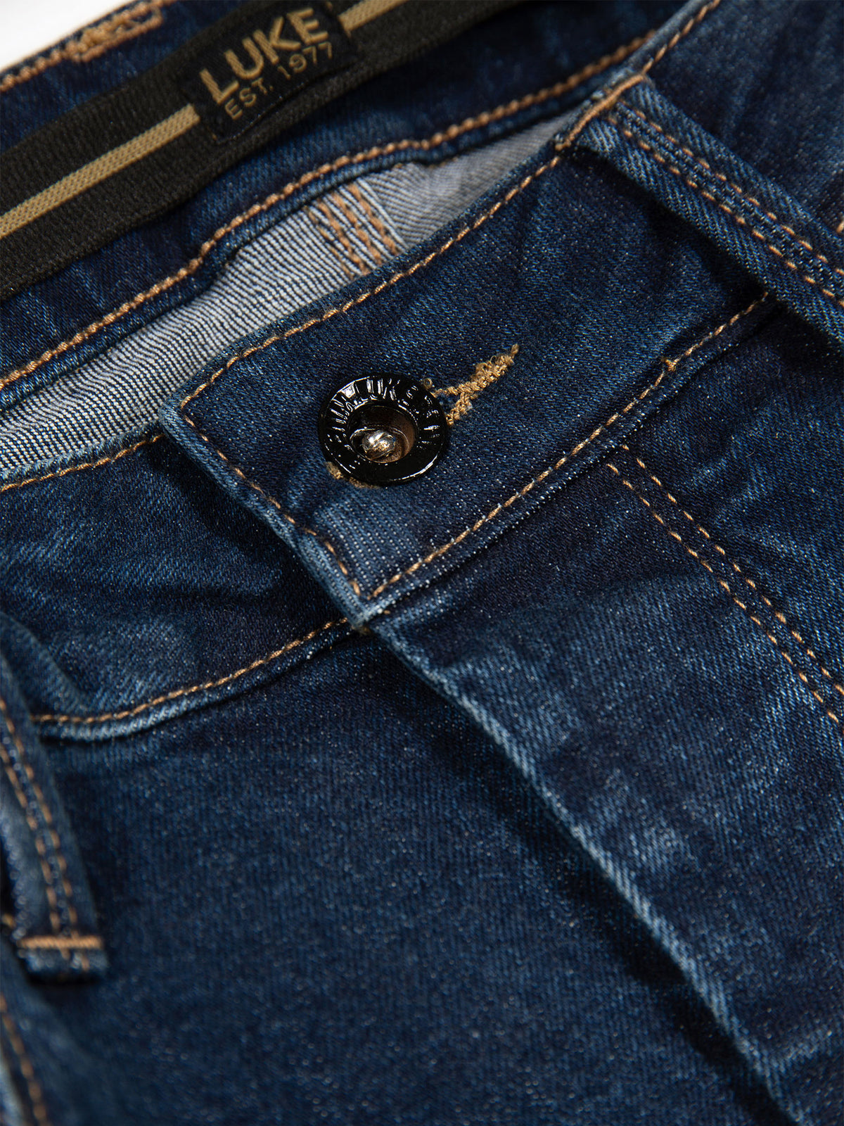 Men's blue jeans.