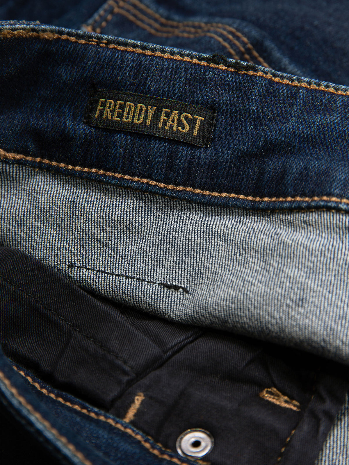 Men's blue jeans.