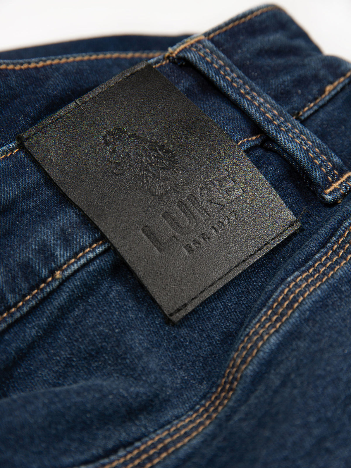 Men's blue jeans.