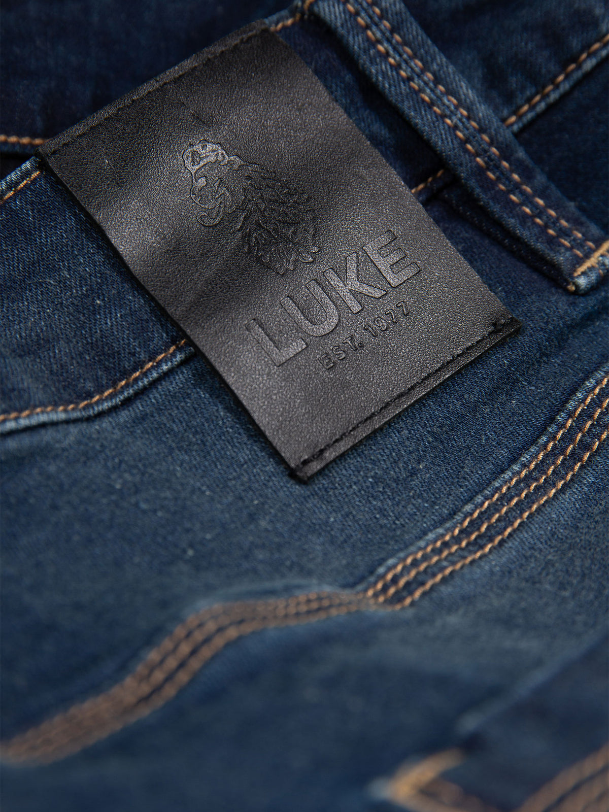 Men's blue jeans.