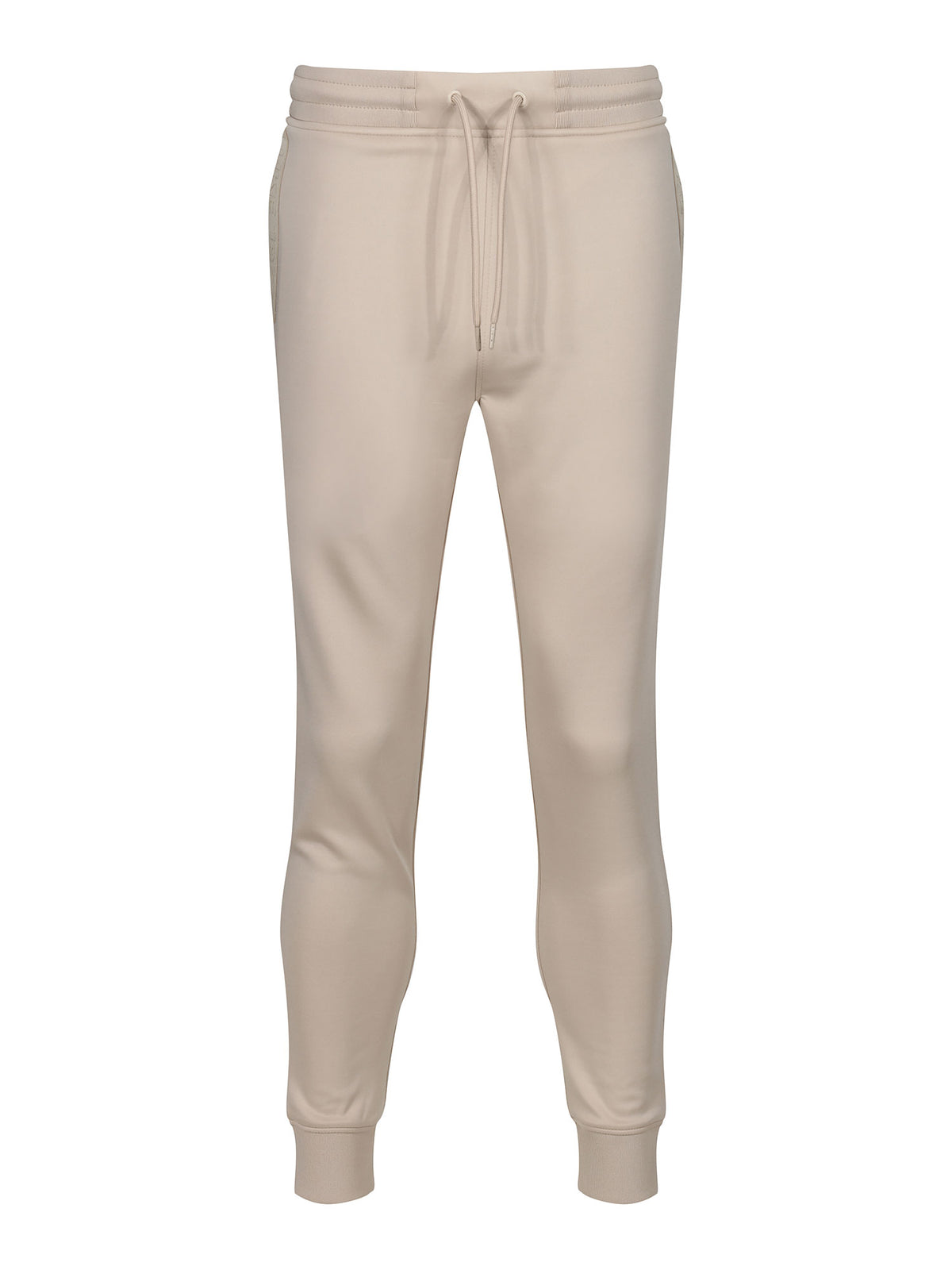 Men's beige joggers.