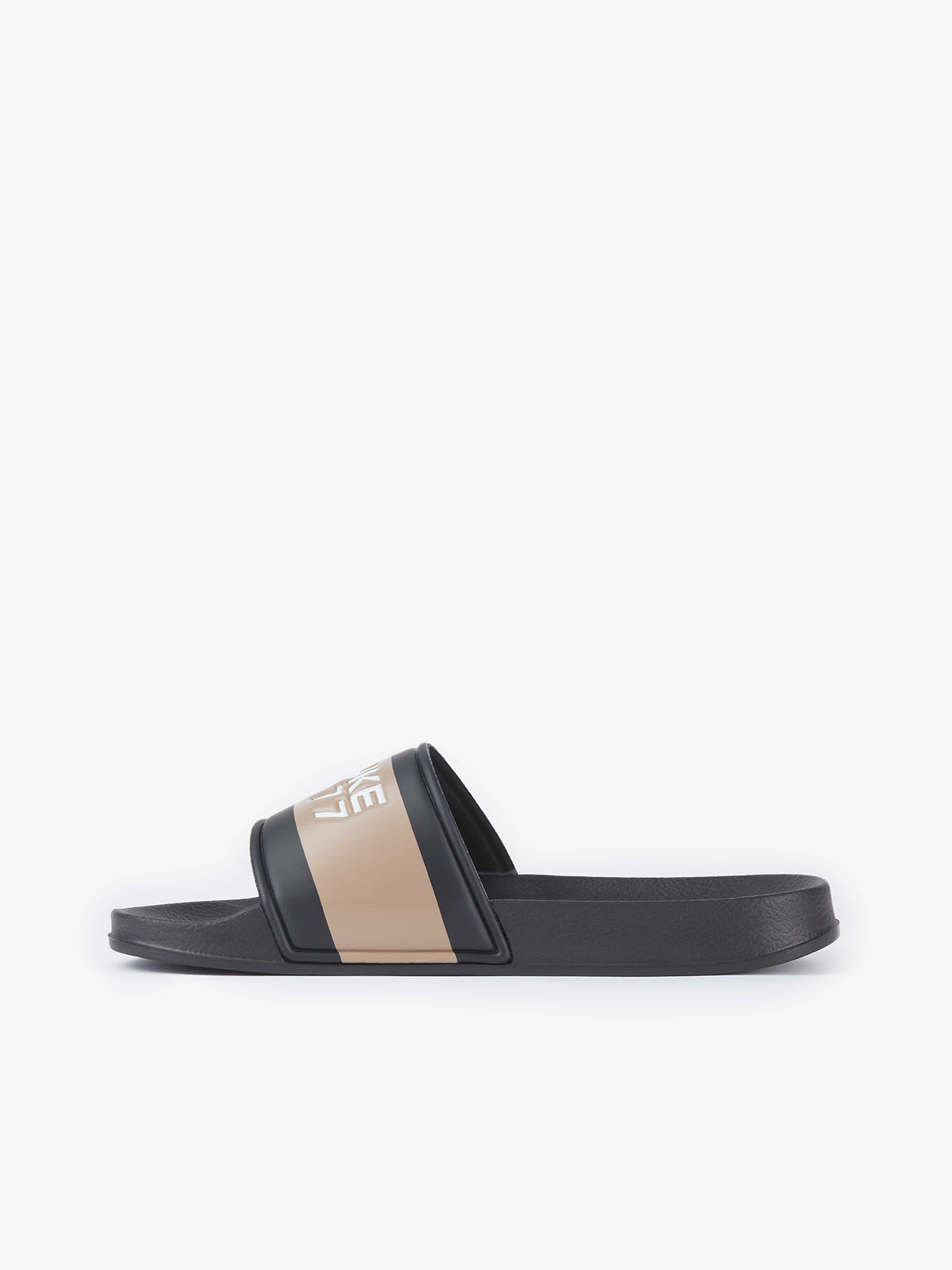 Men's black footwear.