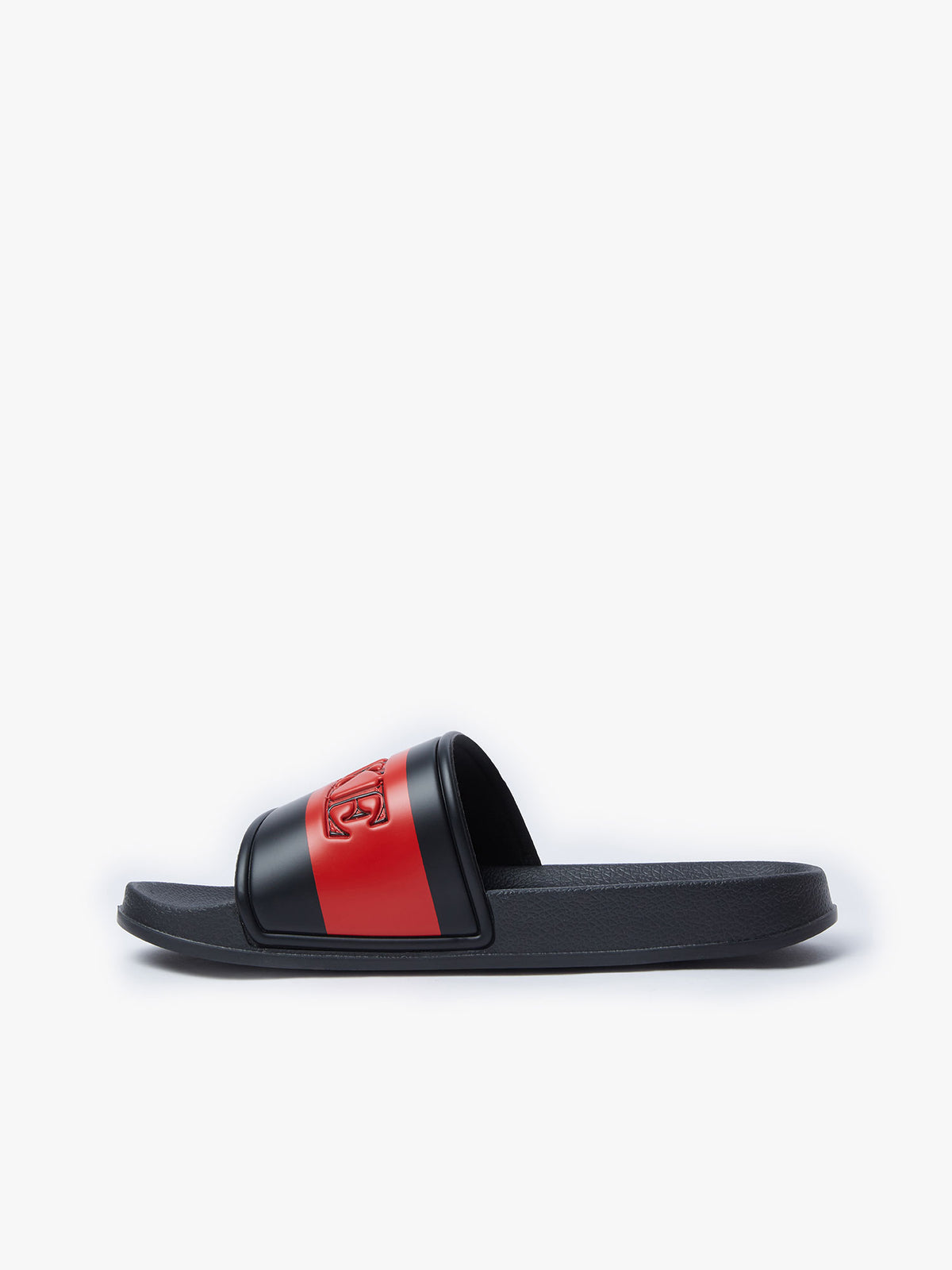 Men's black footwear.