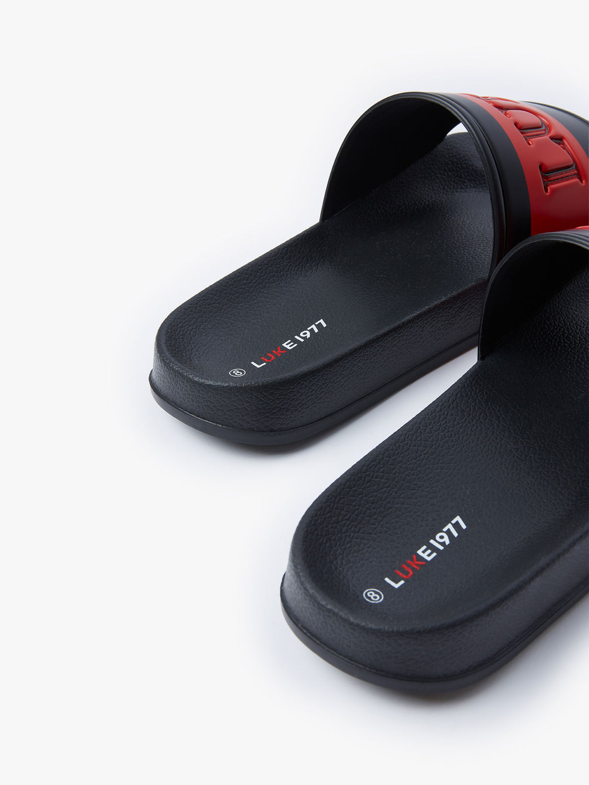 Men's black footwear.
