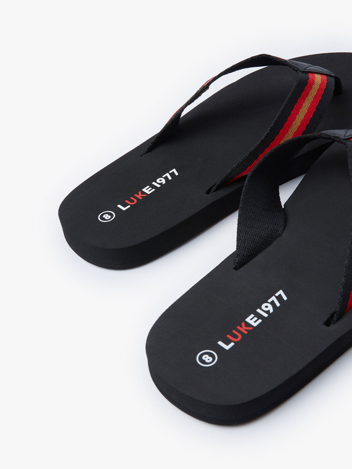 Men's black footwear.