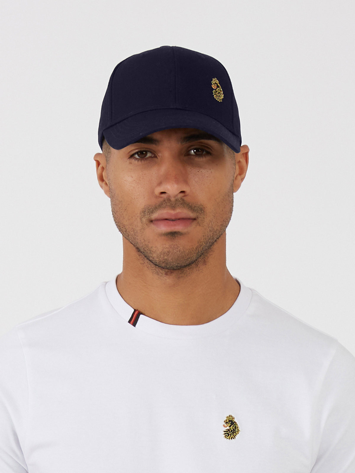 Men's navy hat.