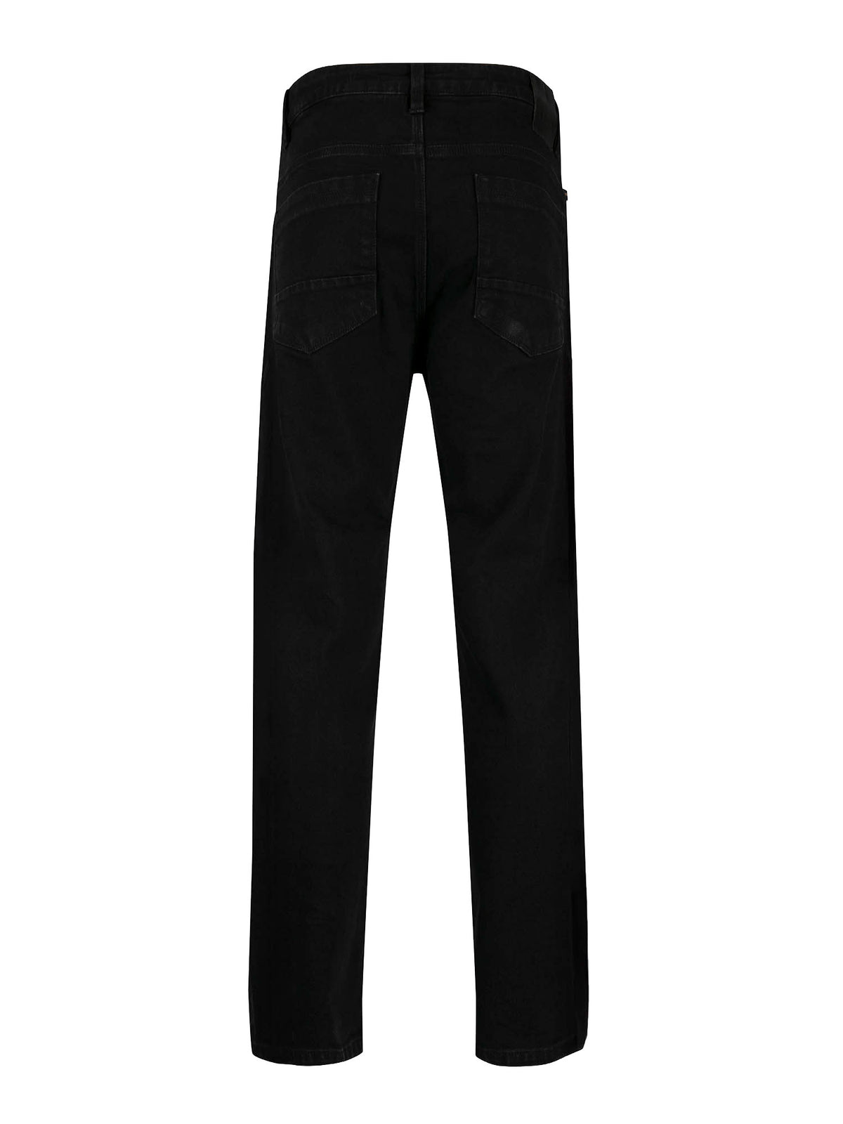 Men's black jeans.