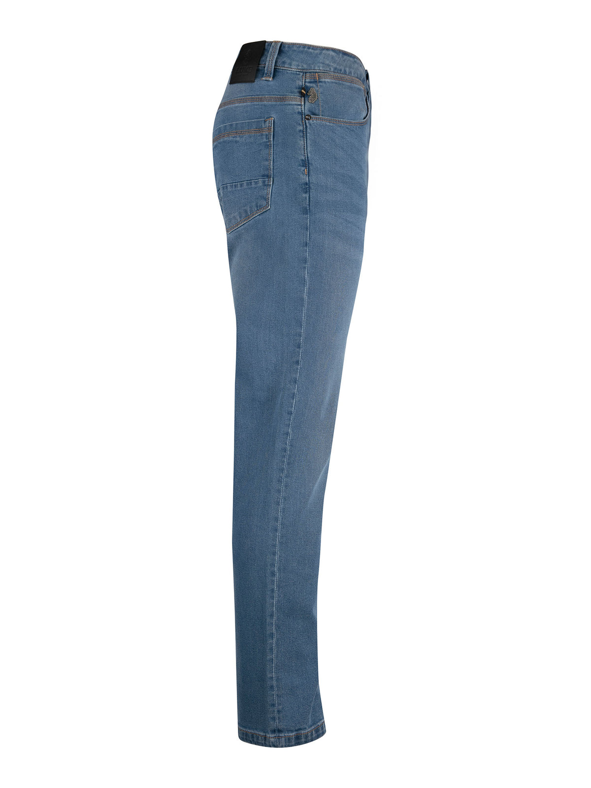 Edward Regular Fit Jeans - Mid Blue