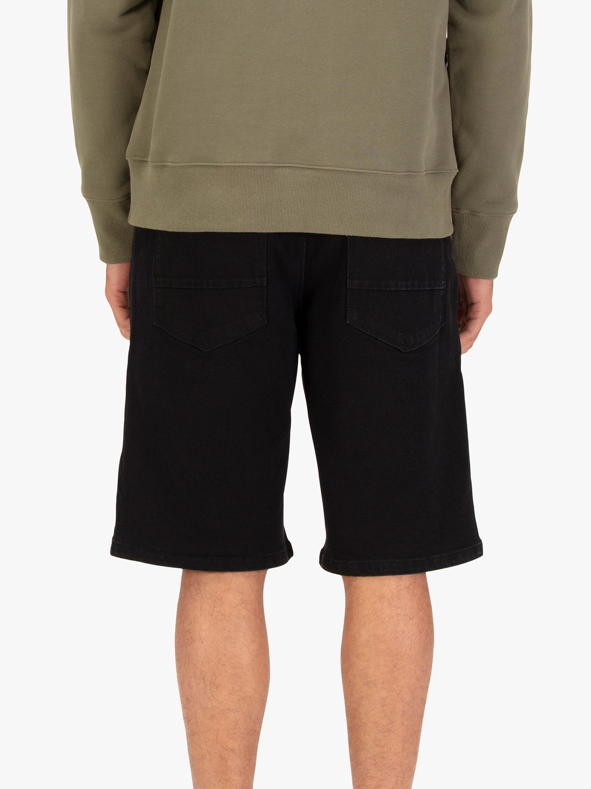 SHORT EDWARD BLACK DENIM SHORTS