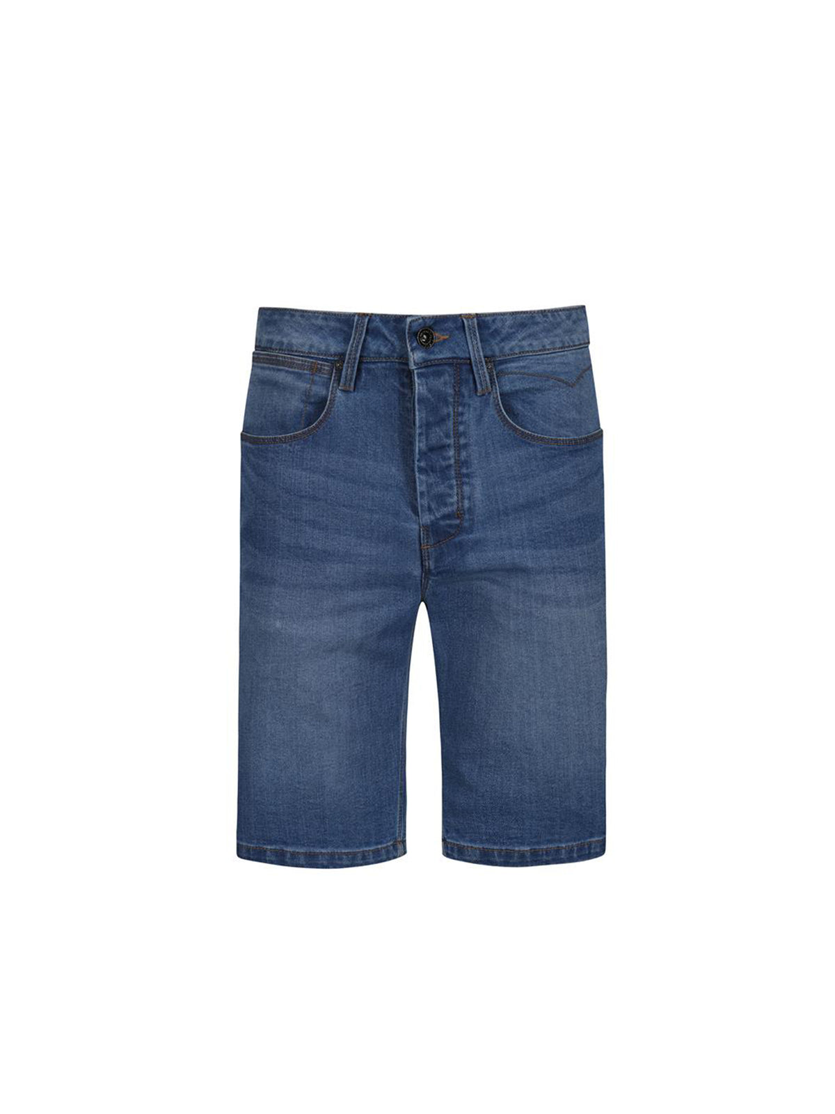 SHORT EDWARD MID BLUE WASH DENIM SHORTS