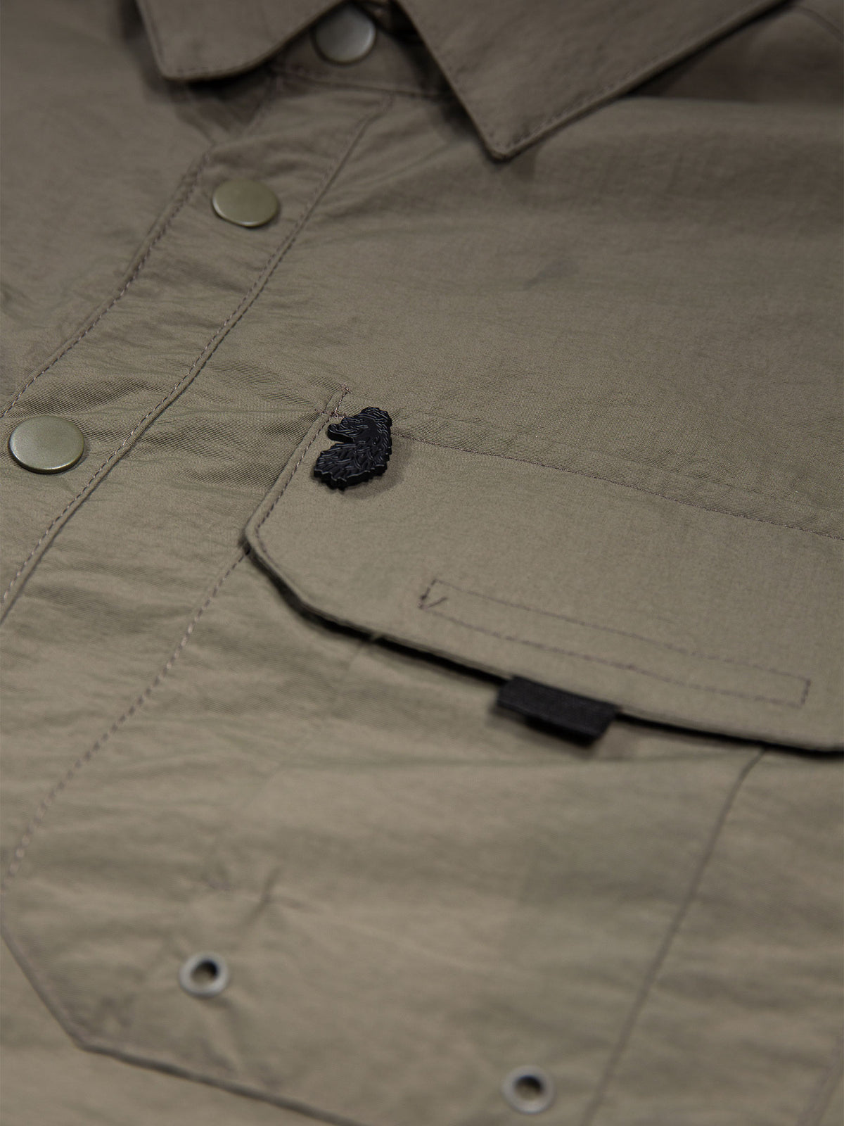 Men's green jacket.
