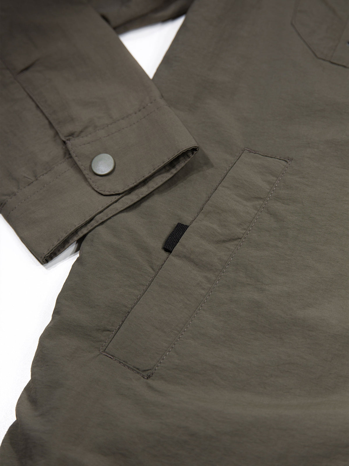Men's green jacket.