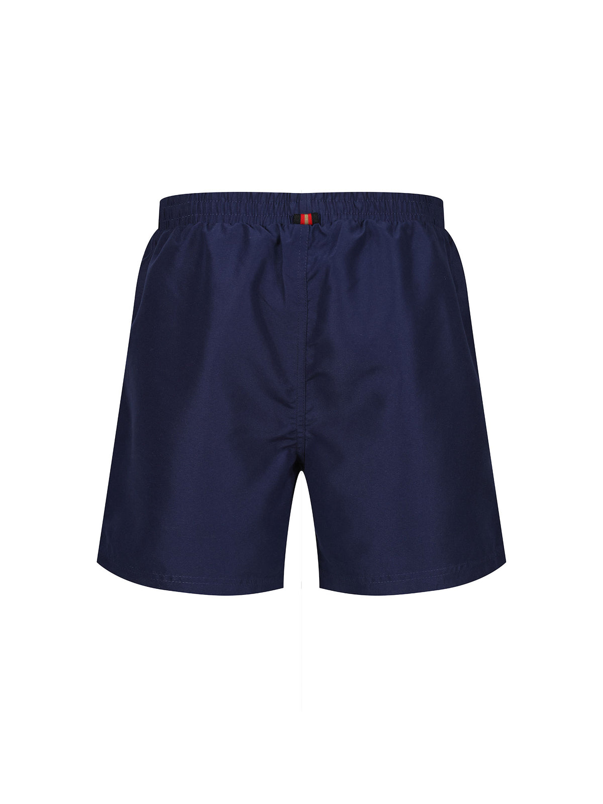 Boy's shorts with jersey and striped, back view