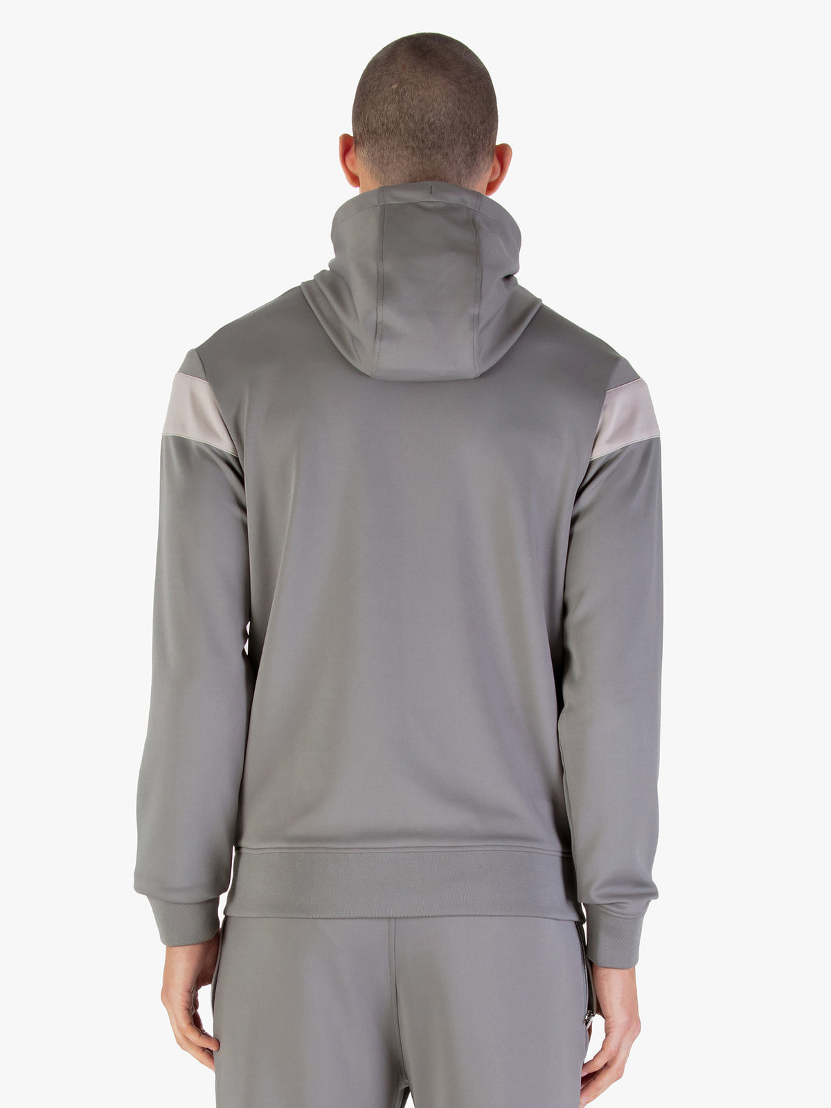 BALDUR ZIP PANELLED HOODIE