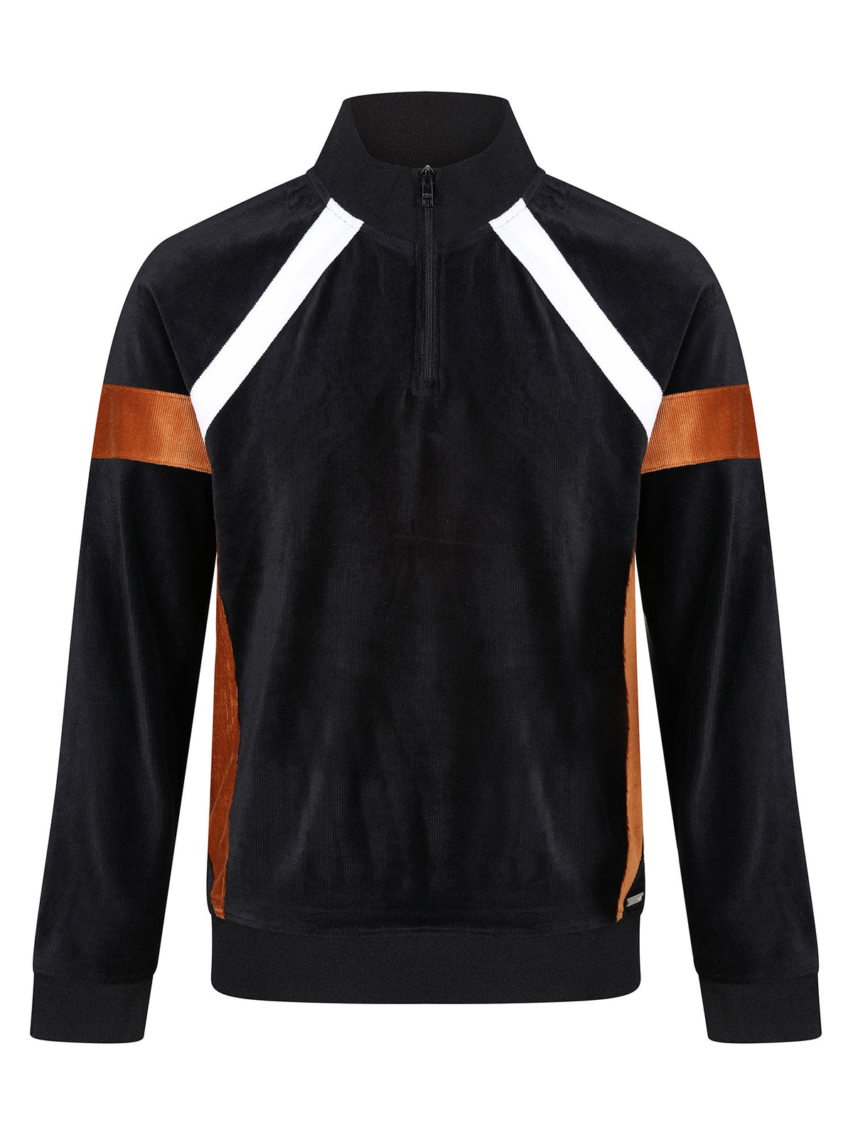 TAKSIM ZIP NECK CORD TEXTURED SWEAT