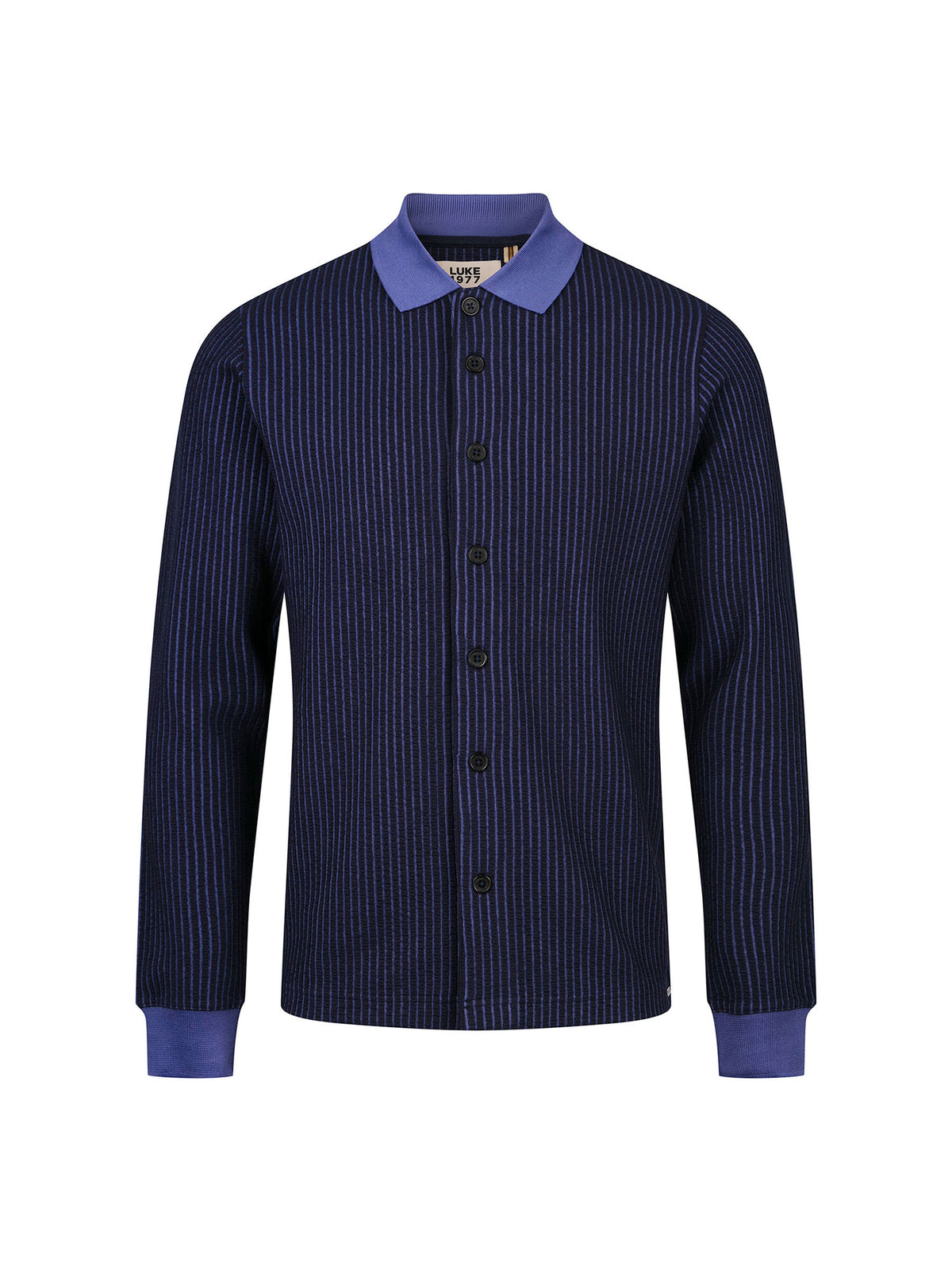 Matagalpa Long Sleeve Polo Shirt - Navy