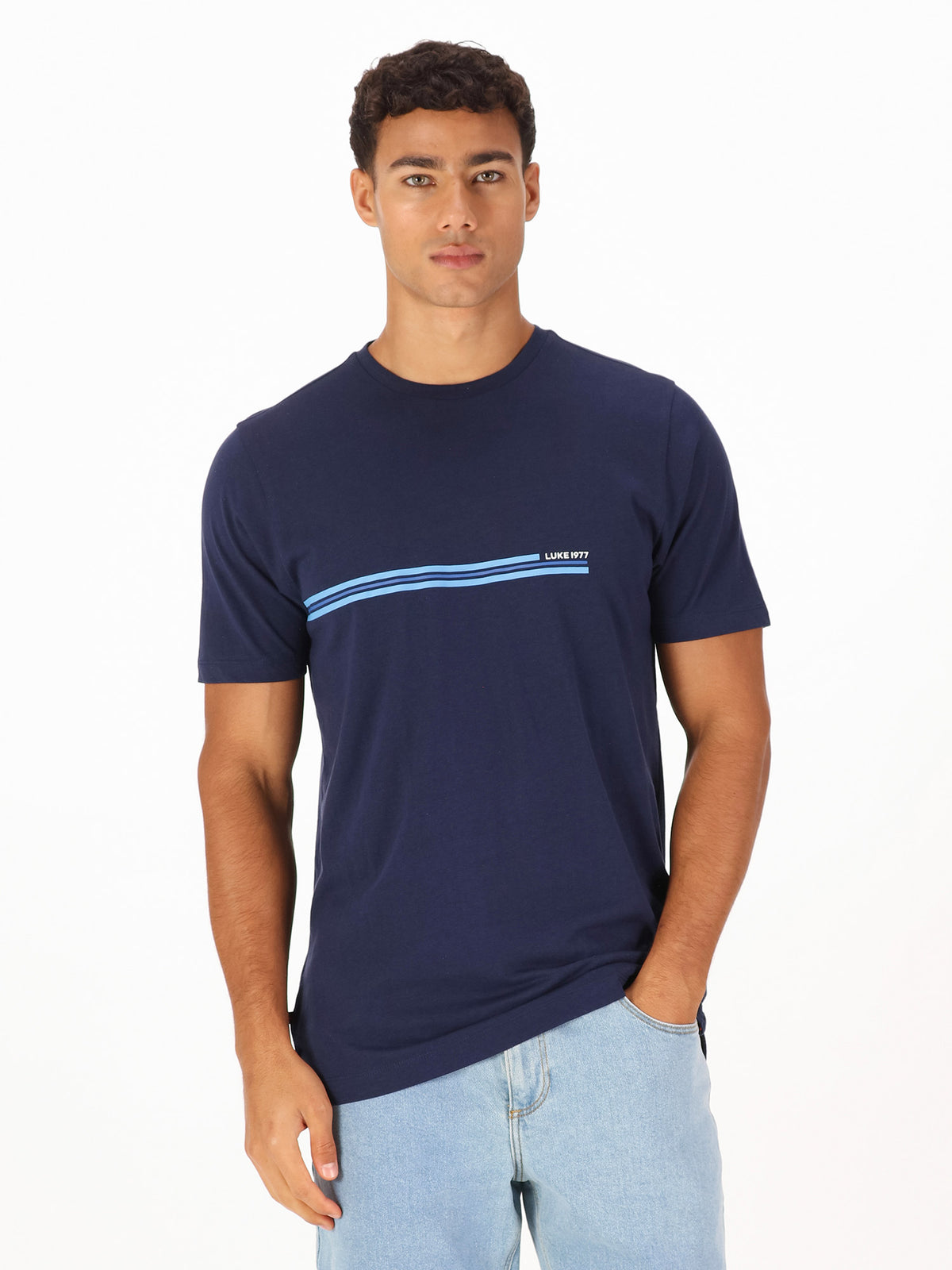 BLOCK STRIPE T-SHIRT