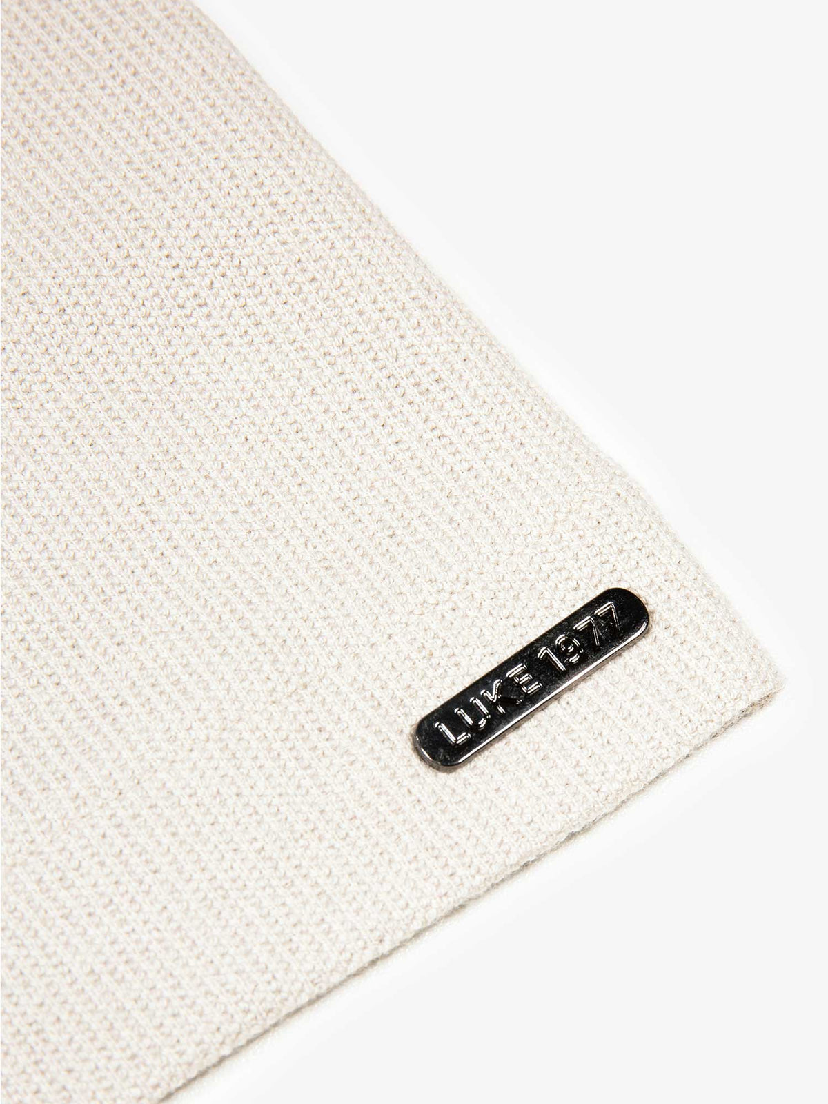 Men's grey shirt with Cuban collar and button-up front, detail view 4