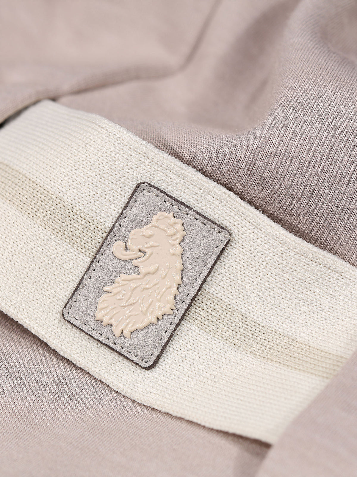 Men's grey t-shirt with crew neck and short sleeves - detail view 4.