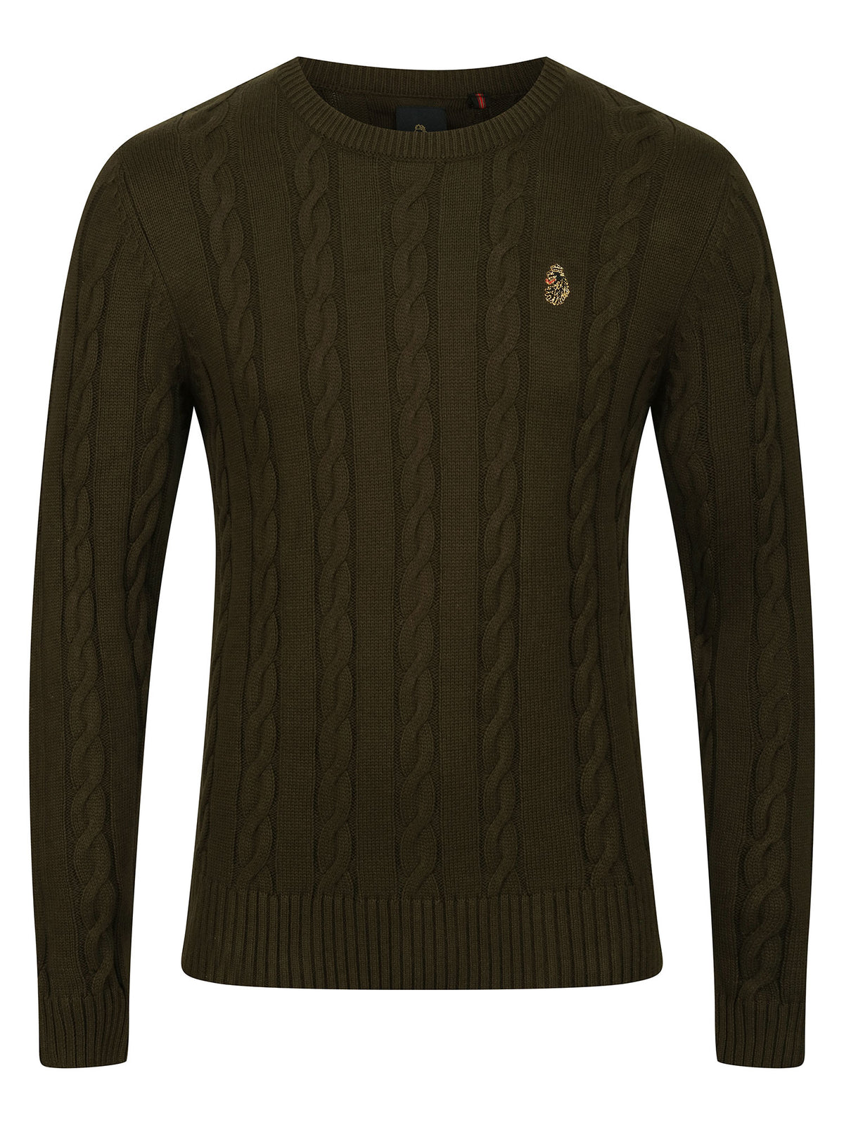 ASPEN TEXTURED CREW NECK KNITTED JUMPER