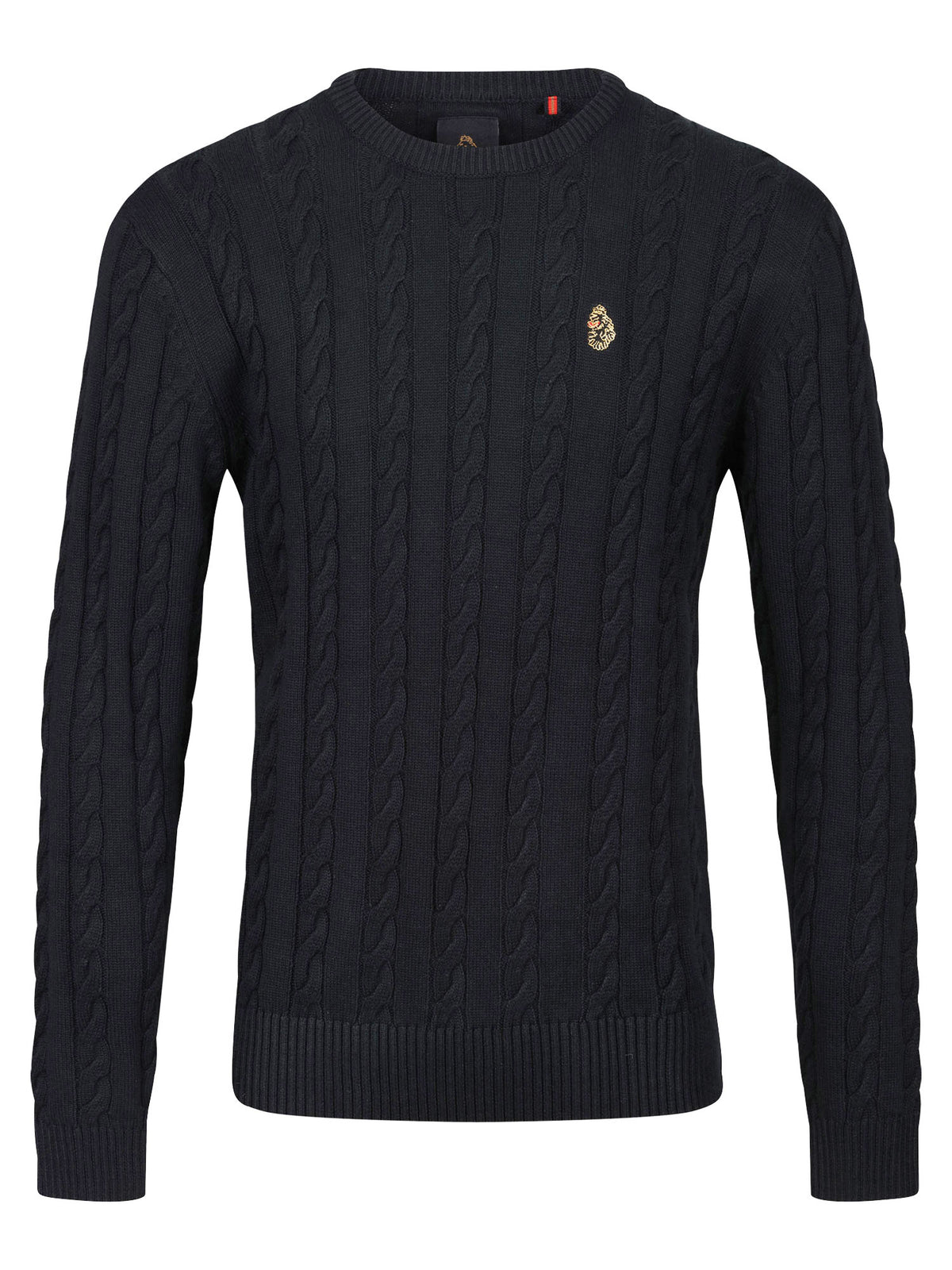 ASPEN TEXTURED CREW NECK KNITTED JUMPER