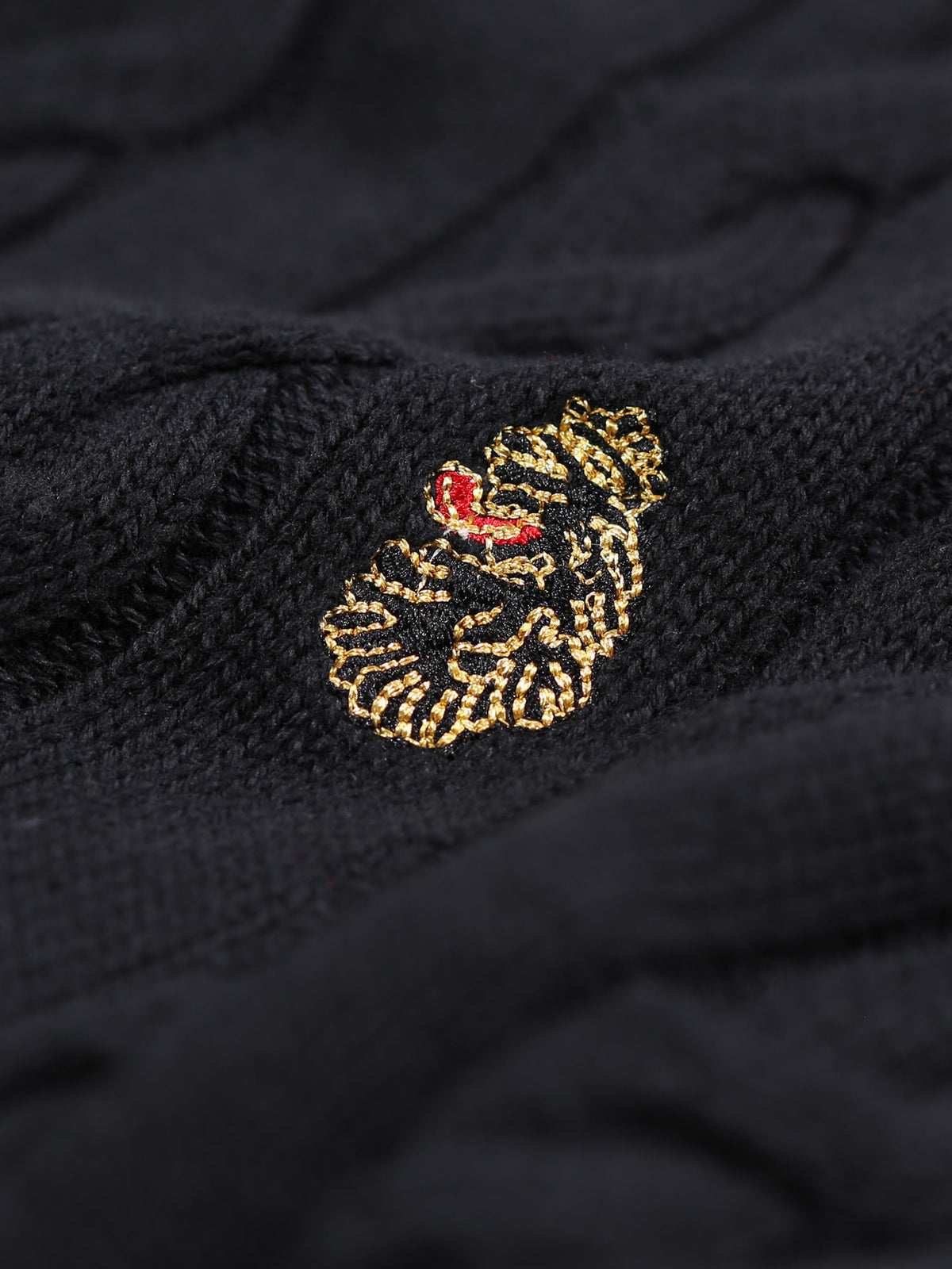 ASPEN TEXTURED CREW NECK KNITTED JUMPER