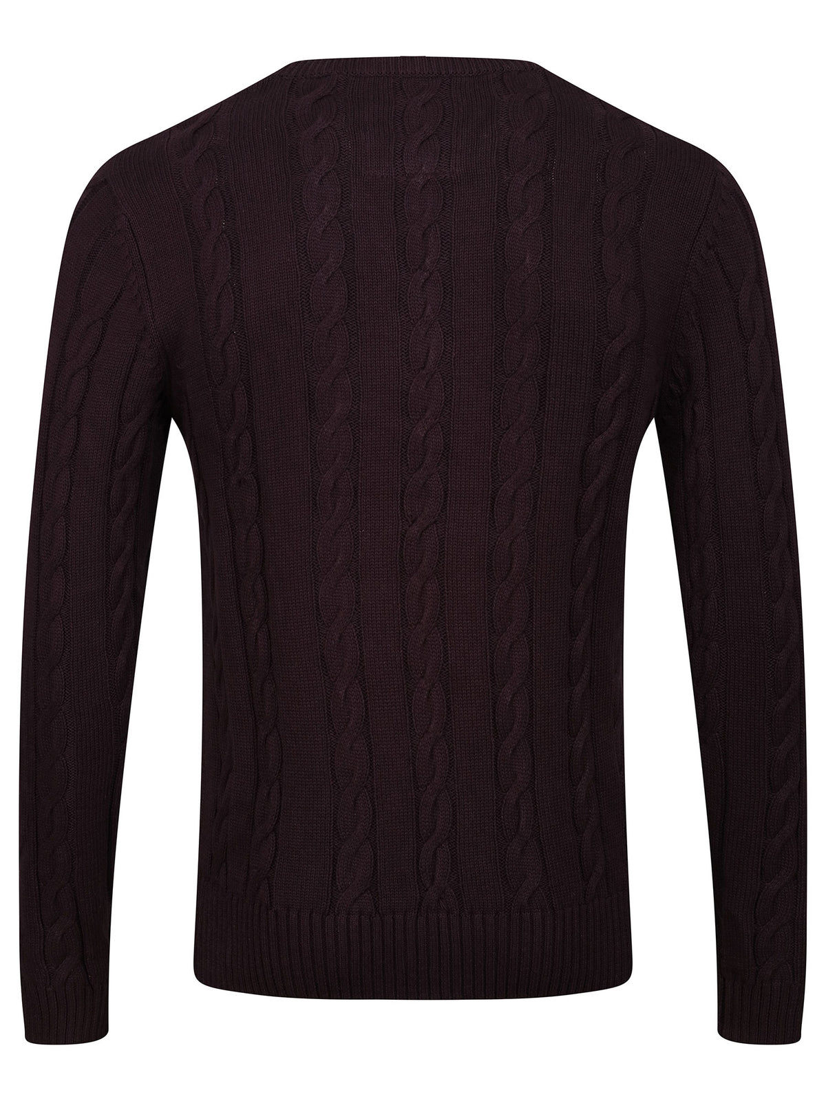 ASPEN TEXTURED CREW NECK KNITTED JUMPER
