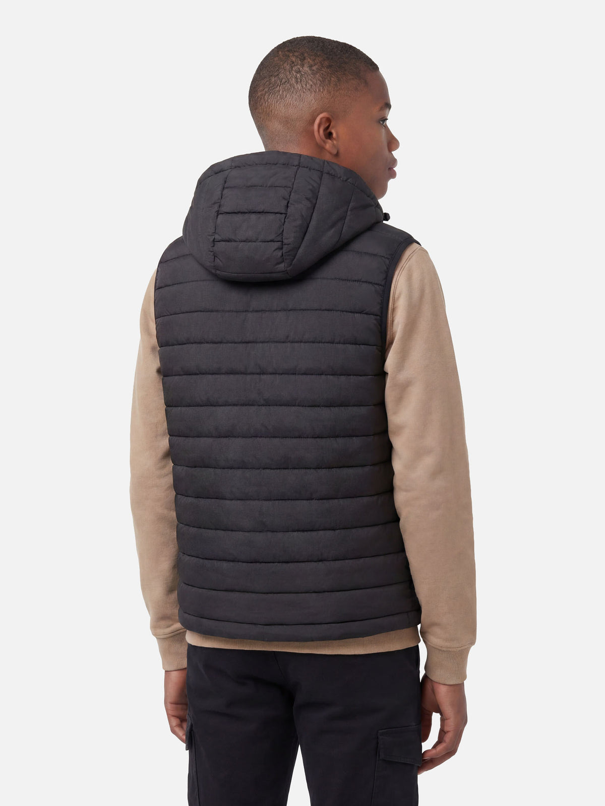 Bubbla Hood 2000 Junior Padded Gilet - Black