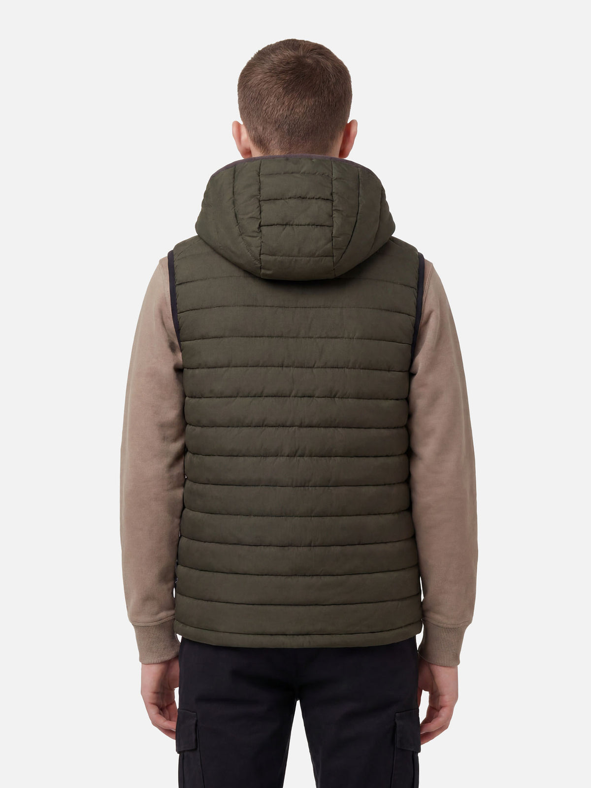 Bubbla Hood 2000 Junior Padded Gilet - Dark Green