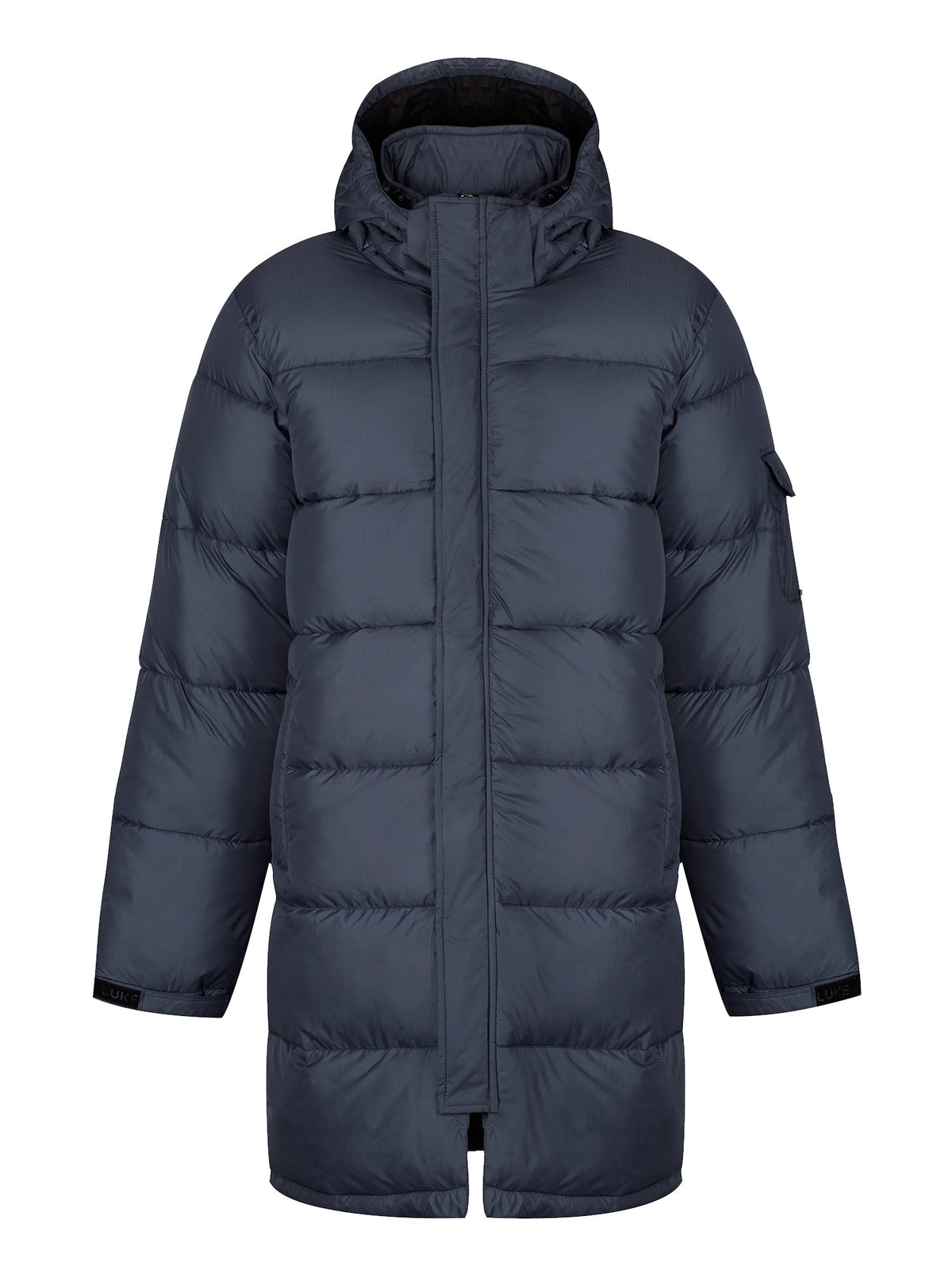 Inuit Long Padded Coat - Porpoise