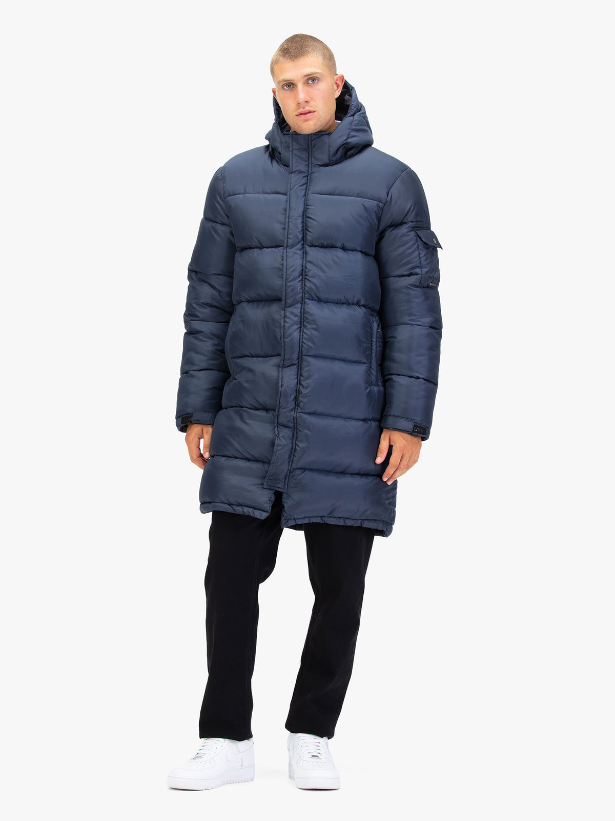 Inuit Long Padded Coat - Porpoise