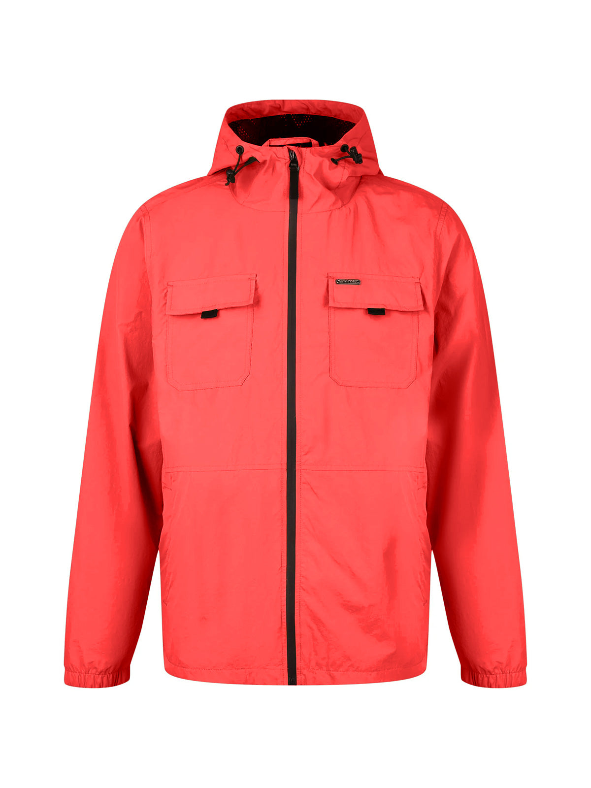 Men's red jacket.