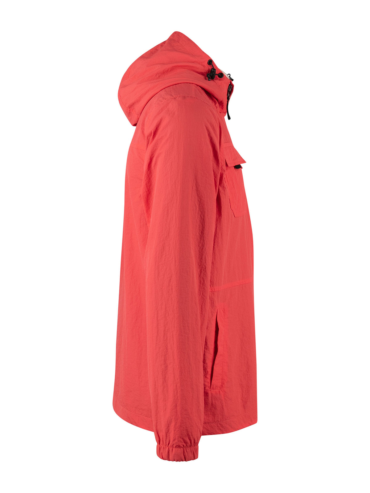 Men's red jacket.