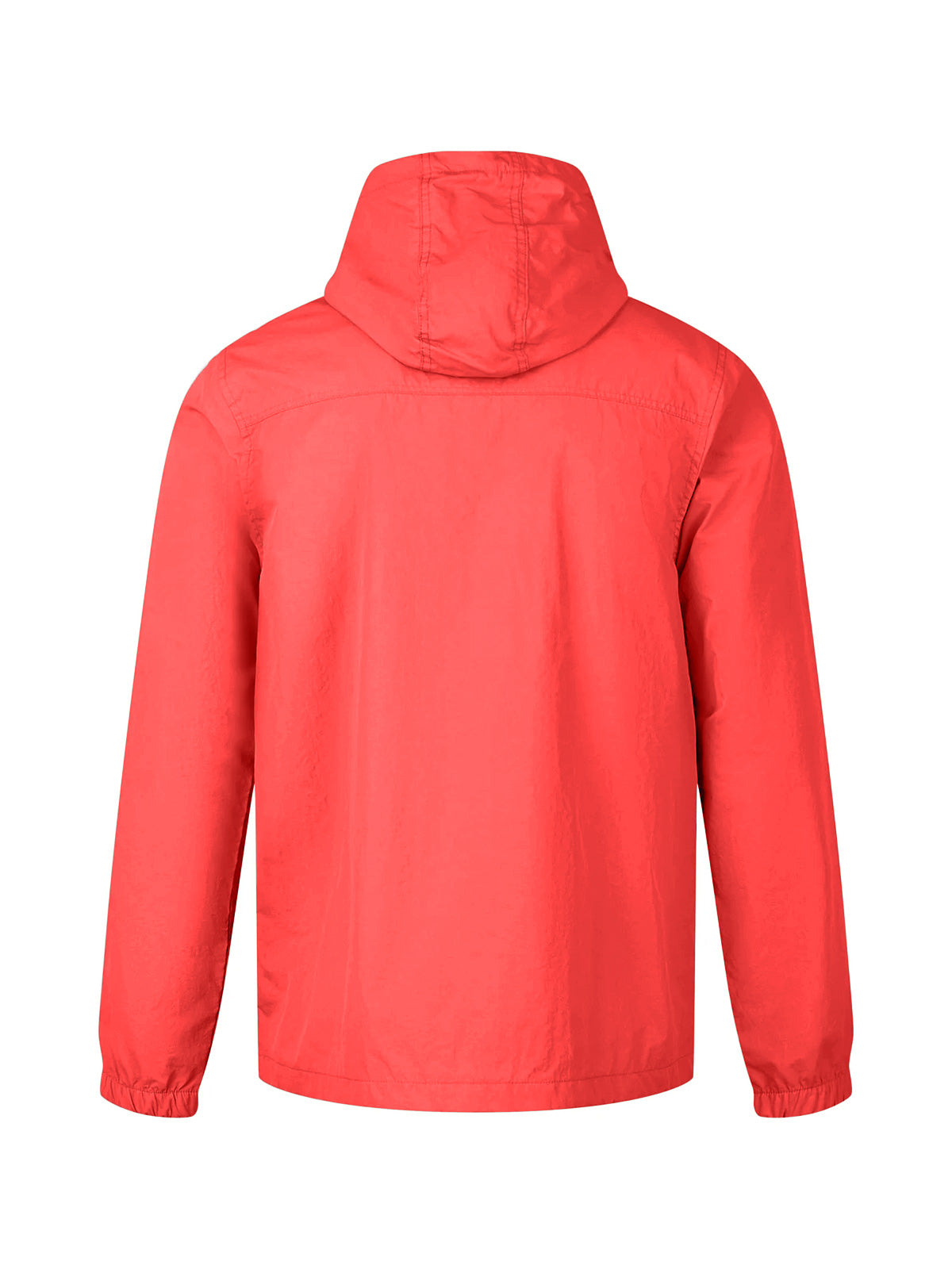 Men's red jacket.
