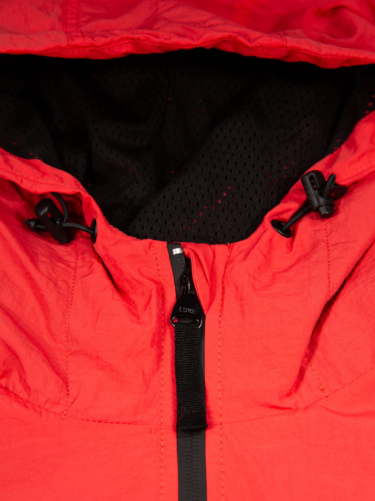 Men's red jacket.