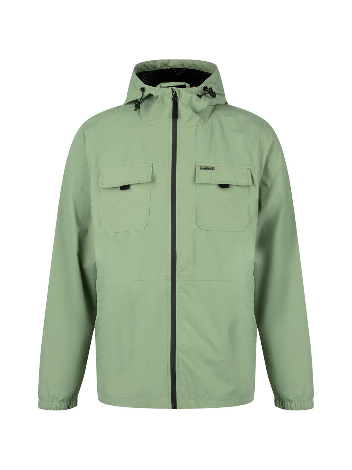 Men's green jacket.