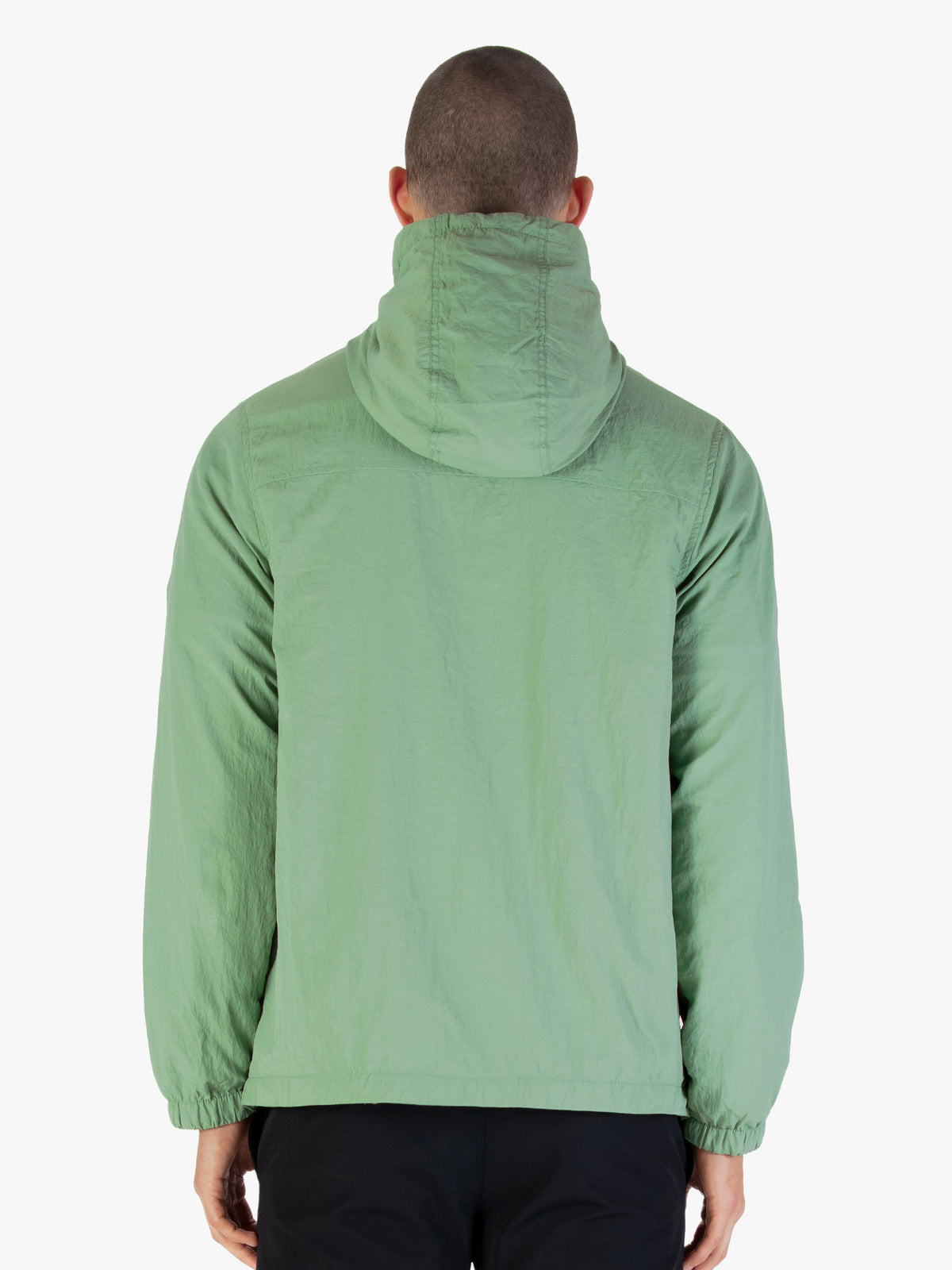Men's green jacket.